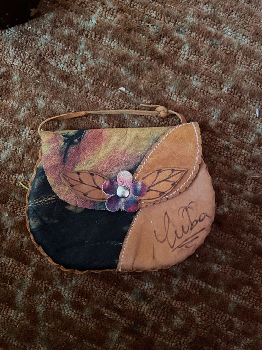 Mini Leather Cuba Souvenir Coin Purse 6”